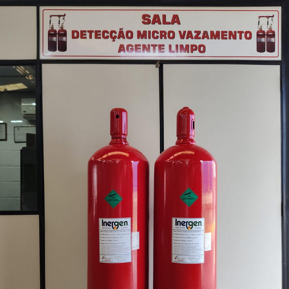 Manutenção em cilindros de gases inertes Inergen / Argônite ...